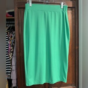 SHEIN Vibrant Green Pencil Skirt